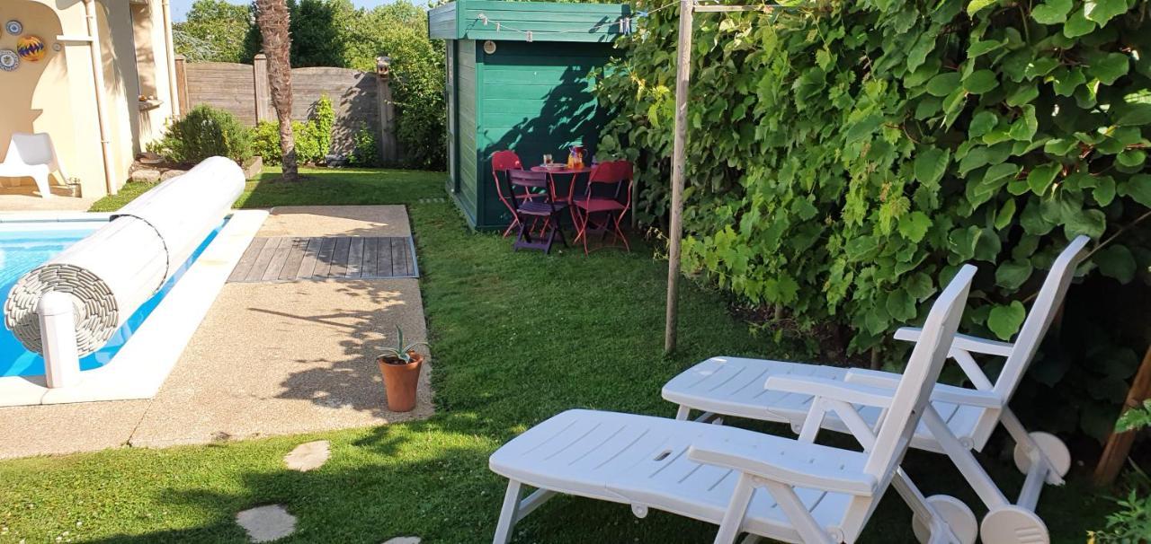 A La Topaze #Gite Calme #3 Pers #Piscine Privee #Cholet #Wifi Haut Debit #Preau #Cholet #Parc Japonais #Puy Du F Ou Le May-sur-Evre מראה חיצוני תמונה
