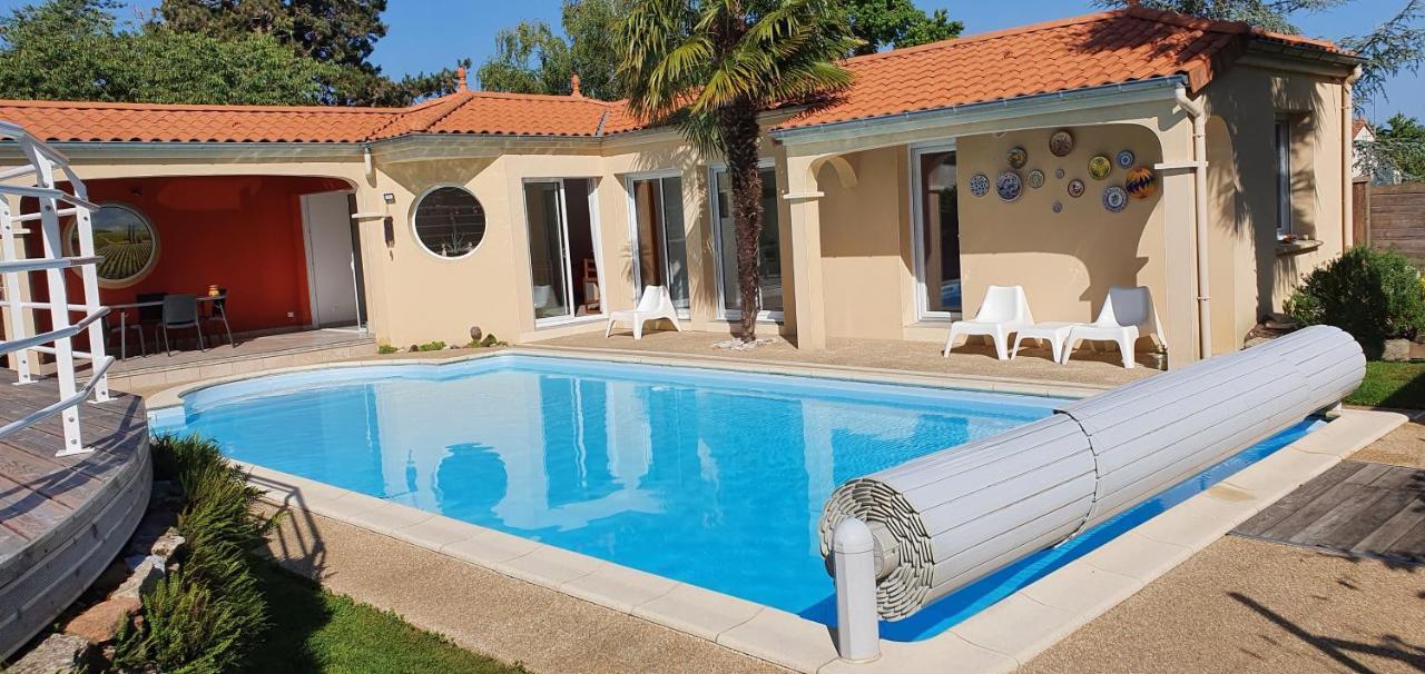 A La Topaze #Gite Calme #3 Pers #Piscine Privee #Cholet #Wifi Haut Debit #Preau #Cholet #Parc Japonais #Puy Du F Ou Le May-sur-Evre מראה חיצוני תמונה